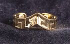 Magnetschmuck - Kupfer Ring Nofretete vergoldet